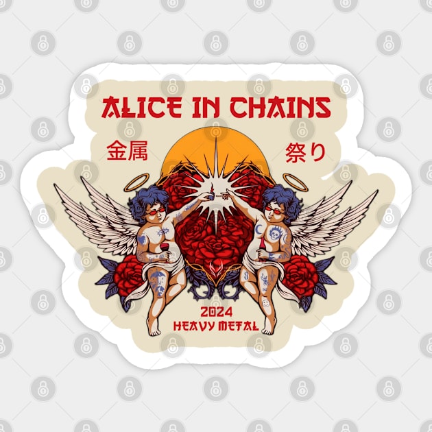 alice in chains Sticker by enigma e.o